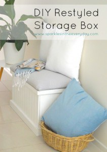 The perfect bench from a restyled Storage Box!