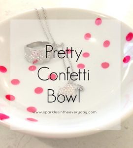 DIY Pretty Confetti Bowl