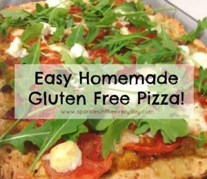 Easy Homemade Gluten Free Pizza!