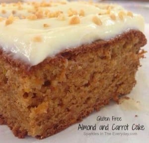 Almond and Carrot Cake-Gluten Free Too!!