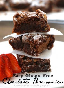 Easy Gluten Free Chocolate Brownies!!
