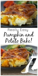 Really Easy Pumpkin and Potato Bake recipe! (GF)