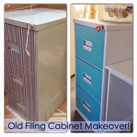Old Filing Cabinet Makeover