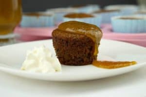 Sticky Date Puddings with Caramel Sauce - Gluten Free