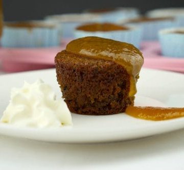 Sticky Date Puddings with Caramel Sauce - Gluten Free