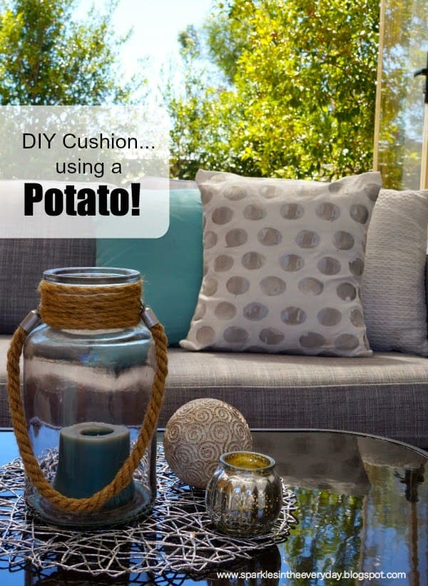 DIY Cushions...using a Potato!