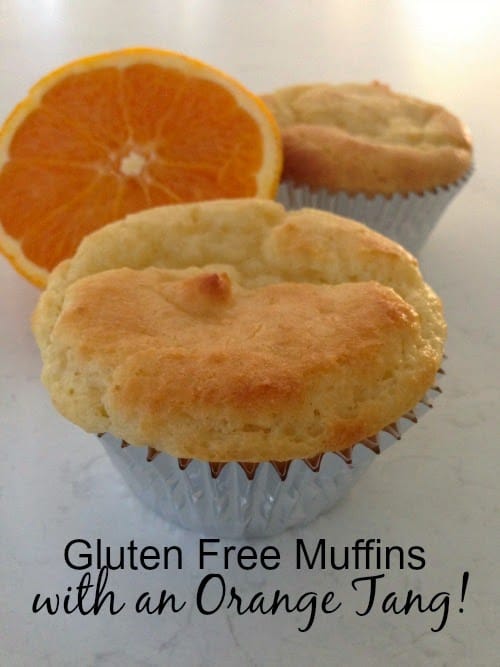Easy Gluten Free Muffins with orange and chocolate!