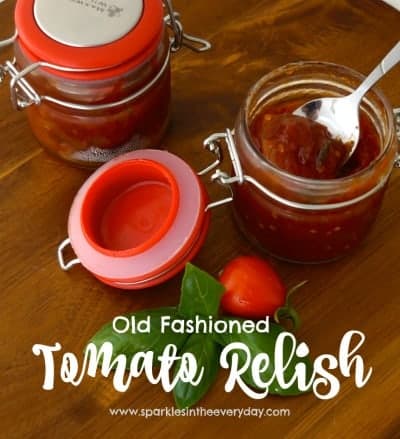 Gluten Free Old Fashioned Tomato Relish