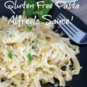 Homemade Gluten Free Pasta and Alfredo Sauce Recipe!!