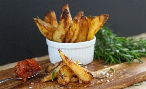 Delicious and Crispy Homemade Rosemary and Sea Salt Wedges!