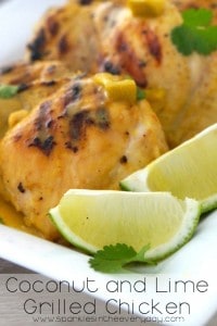 Coconut and Lime Grilled Chicken - Gluten Free too!