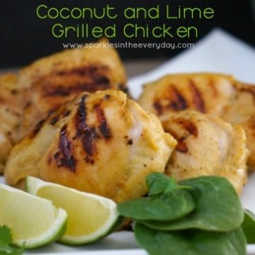 Delicious and easy Coconut and Lime Grilled Chicken - GF!!