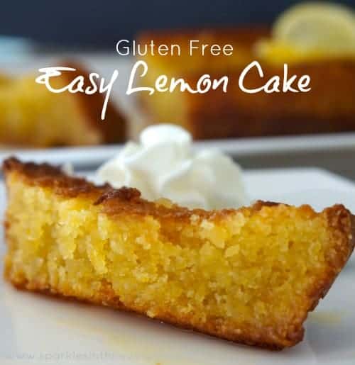 Gluten Free Easy Lemon Cake