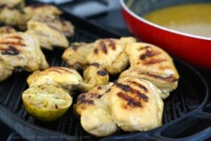 Grilling Coconut and Lime Grilled Chicken GF!