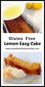 Gluten Free Lemon Easy Cake