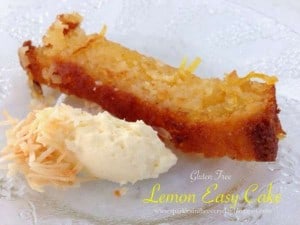 Gluten Free Lemon Easy Cake