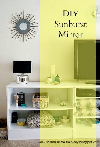 DIY Sunburst mirror