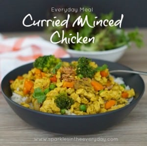 Curried Minced Chicken - Easy and Gluten Free!!
