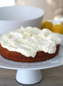 Delicious Coconut and Lemon Cake recipe with Cream Topping!