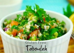 Easy Gluten Free Tabouleh recipe!