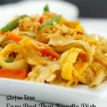 Gluten Free Pad Thai Noodle Dish
