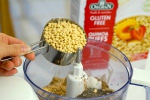 Orgran Quinoa Puffs to make Tahini and Quinoa Bars! (Gluten Free)