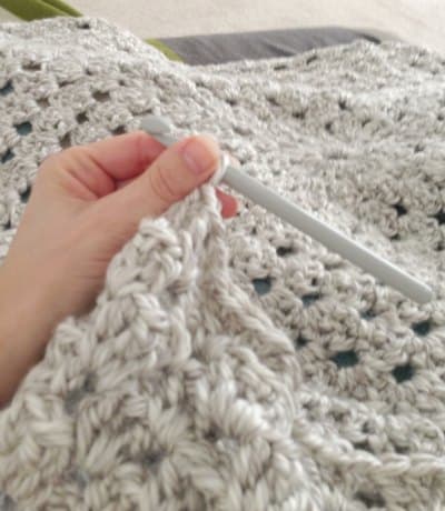 Easy DIY Crochet Blanket ,,,nearly finished
