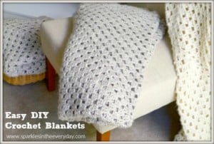 asy DIY Crochet Blankets - All the steps!