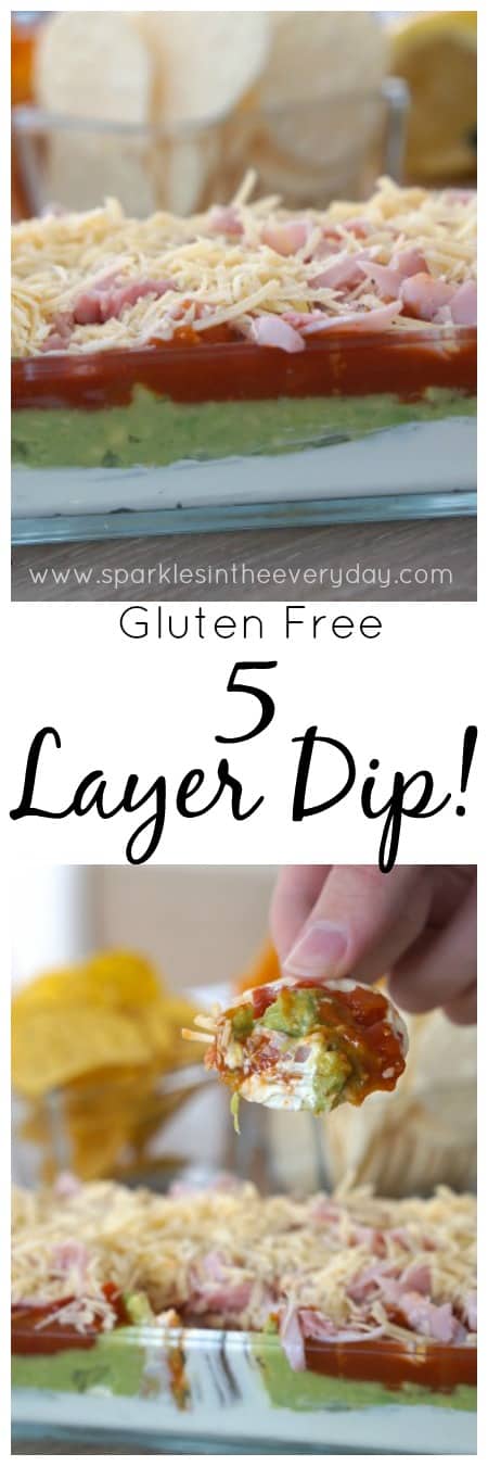 Easy 5 Layer Dip Gluten Free Too!
