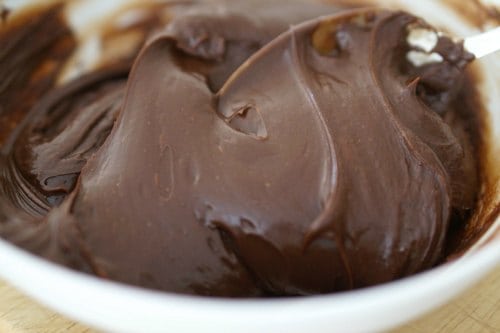 Melted Chocolate for Easy Dark Chocolate Fudge