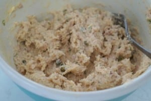 Tuna and Ricotta Mix for Gluten Free Tuna and Ricotta Finger Food