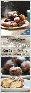 Gluten Free Ricotta Kisses (Baci di Ricotta)...delicious and easy to make!