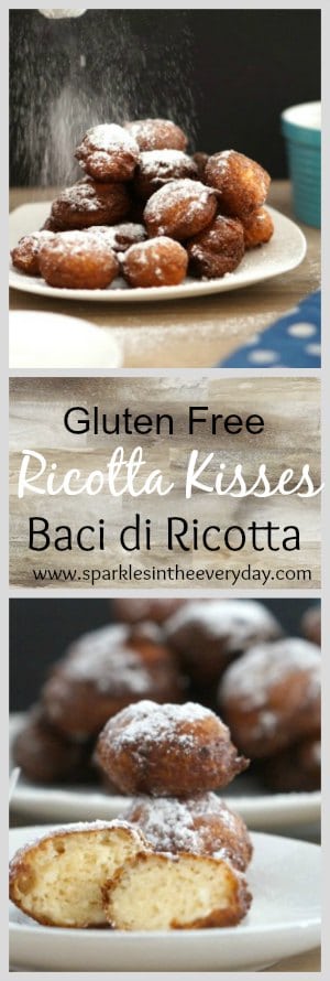 Gluten Free Ricotta Kisses (Baci di Ricotta)...delicious and easy to make! 
