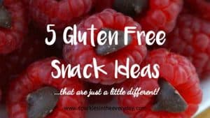 5 Gluten Free Snack Ideas...that are just a little different!
