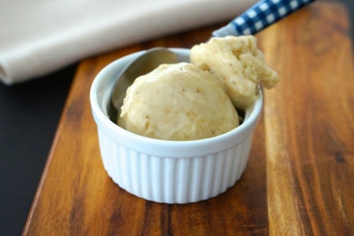Gluten free snack ideas - Banana Ice-Cream made with one ingredient!