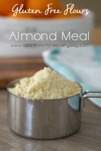 Gluten Free Flours - almond meal and almond flour