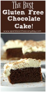 The Best Gluten Free Chocolate Cake and it is so easy too!