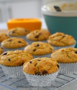 Delicious Australian Pumpkin and Chocolate Chip Muffins! (GF)