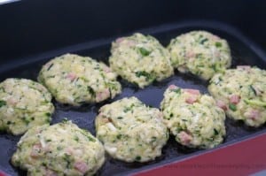 Cooking Easy Halloumi, Zucchini and Bacon Fritters