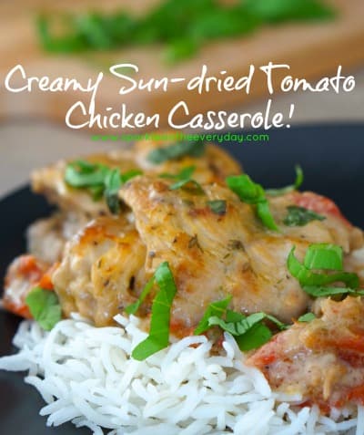 Gluten Free Creamy Sun-dried Tomato Chicken Casserole (GF) Recipe!