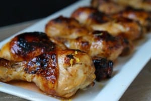 Delicious Gluten Free Asian Chicken Drumsticks with Plum Dipping Sauce!
