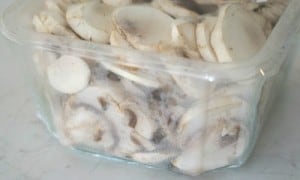 Pre-cut mushrooms - Ways to eat healthier on a small budget