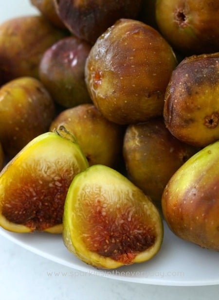 Fresh Figs for baking into Fresh Fig and Pecan Loaf!