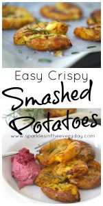 Easy Crispy Smashed Potatoes!! (GF)