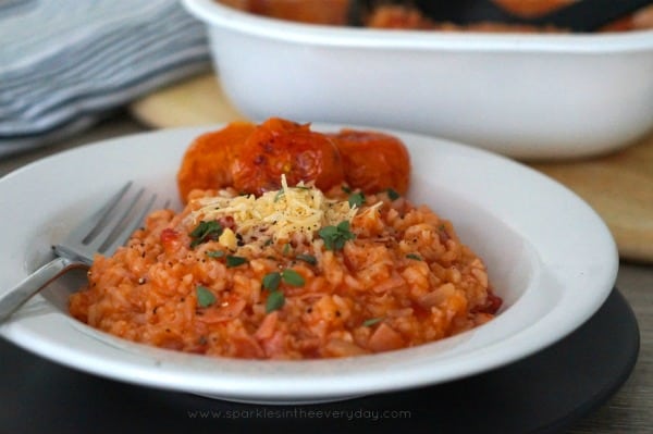 Oven Baked Bacon and Tomato Risotto Gluten Free