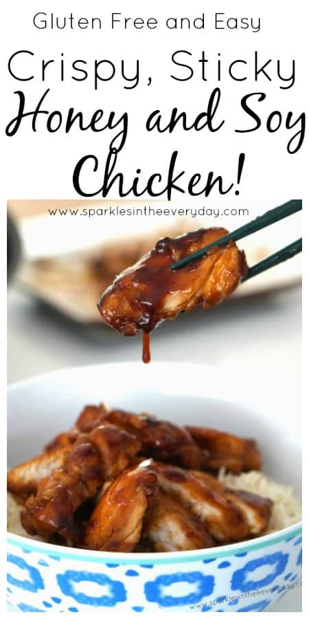 Gluten Free and Easy recipe - Crispy, Sticky Honey and Soy Chicken!