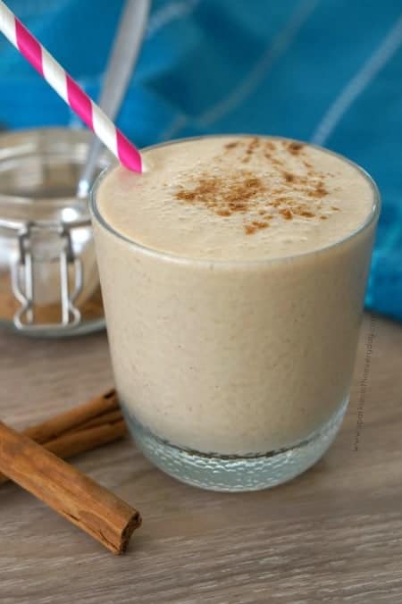 The best easy chai spiced banana smoothie recipe!