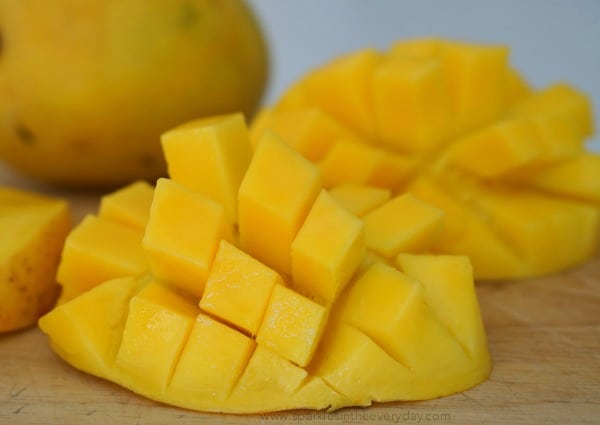 Ripe mangos ready for Easy Mango Chicken Curry (GF)