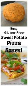 Easy Gluten-Free Sweet Potato Pizza Bases!