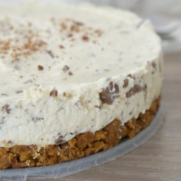 Easy Gluten-Free Toblerone Cheesecake recipe